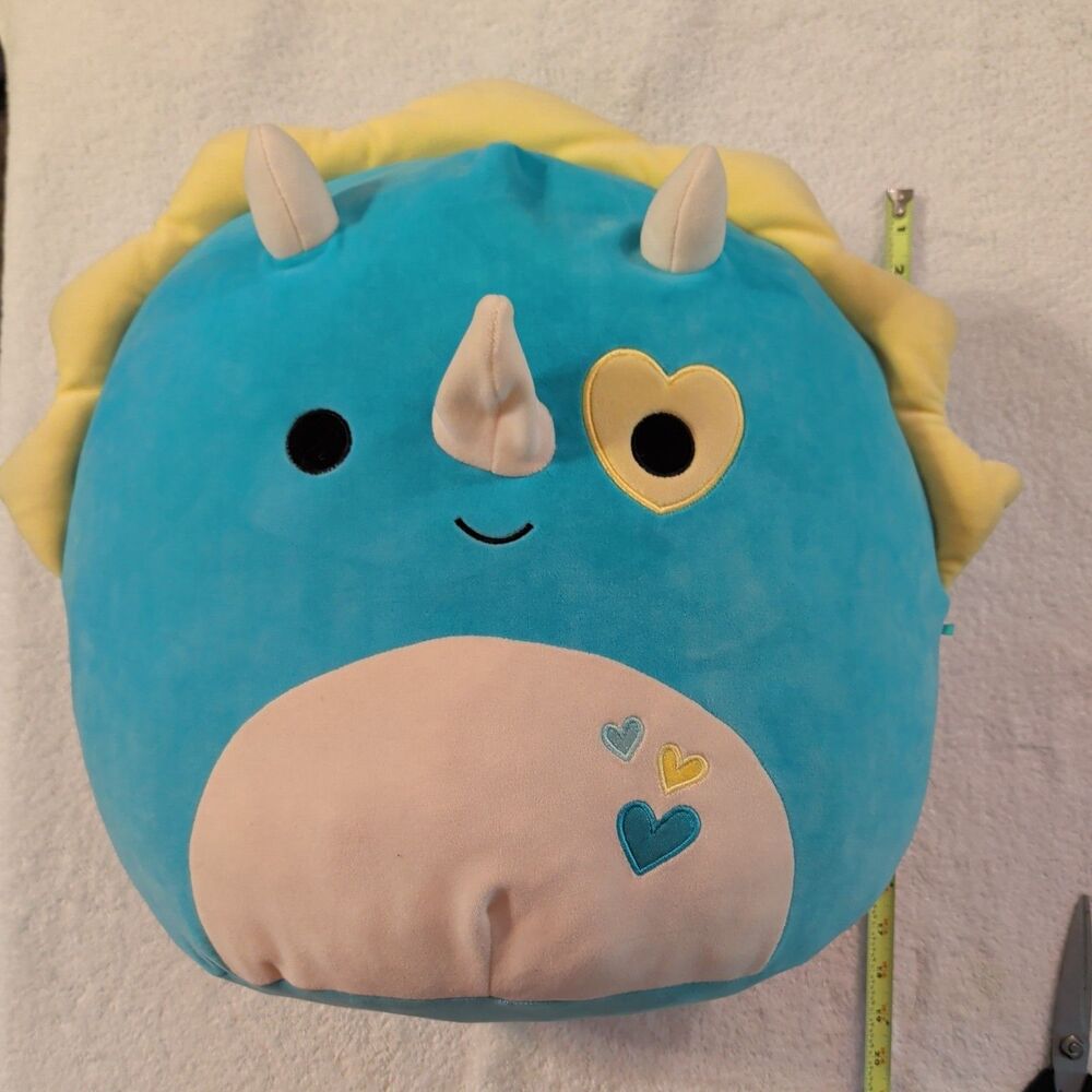 Squishmallows Braedon Triceratops 18" Plush Dinosaur Jumbo Size